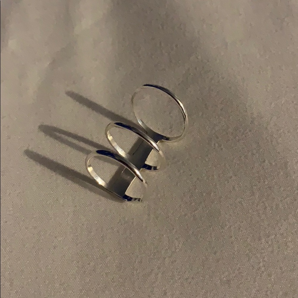 Stacked Silver Ring - image 2